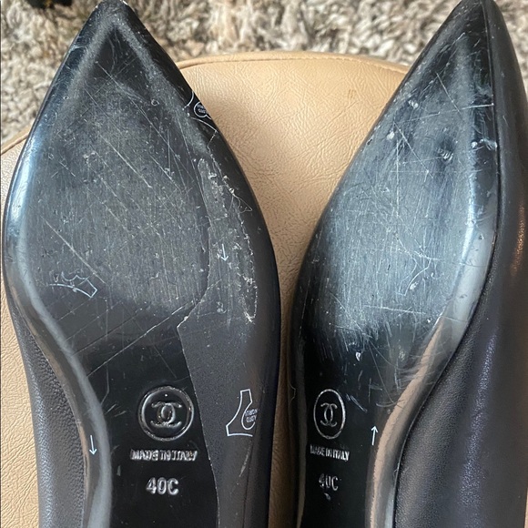 Inspired designer Black Leather shoes size 9 - Picture 8 of 10